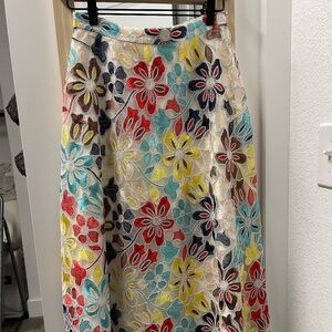 Floral and Lace Skirt